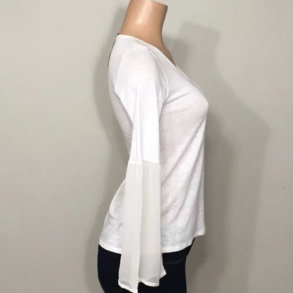 New. Linen/silk top.  - Picture 2 of 5